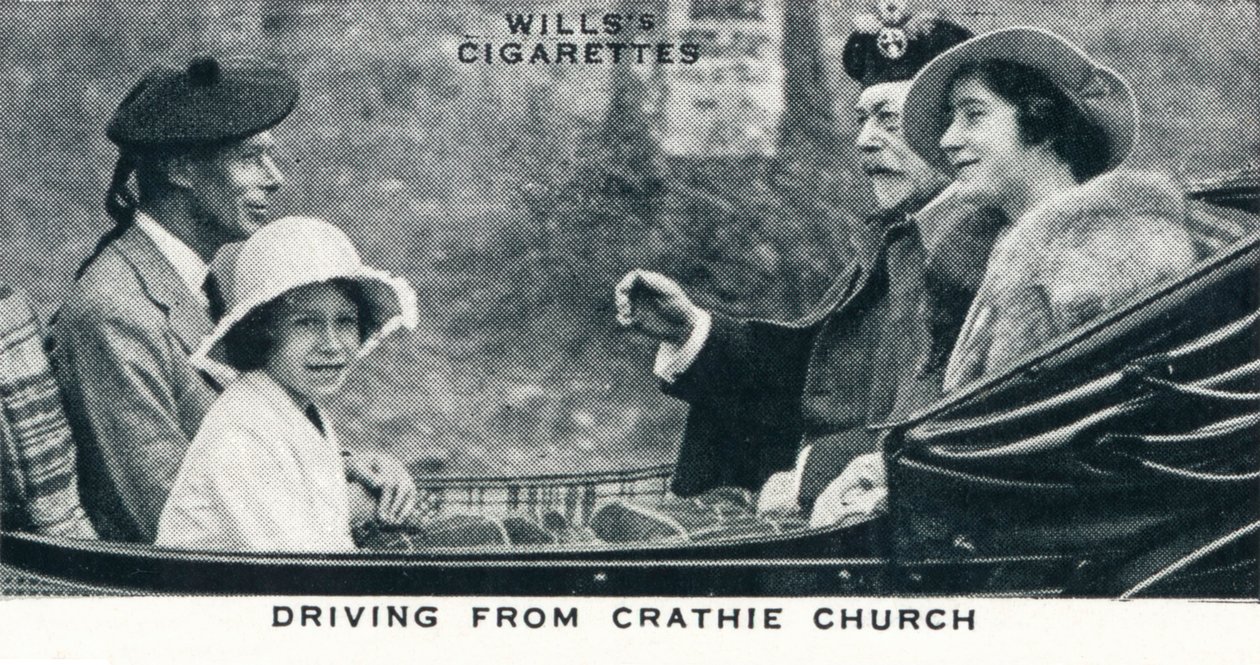 Körande från Crathie Church, 1935 1937 av Unbekannt