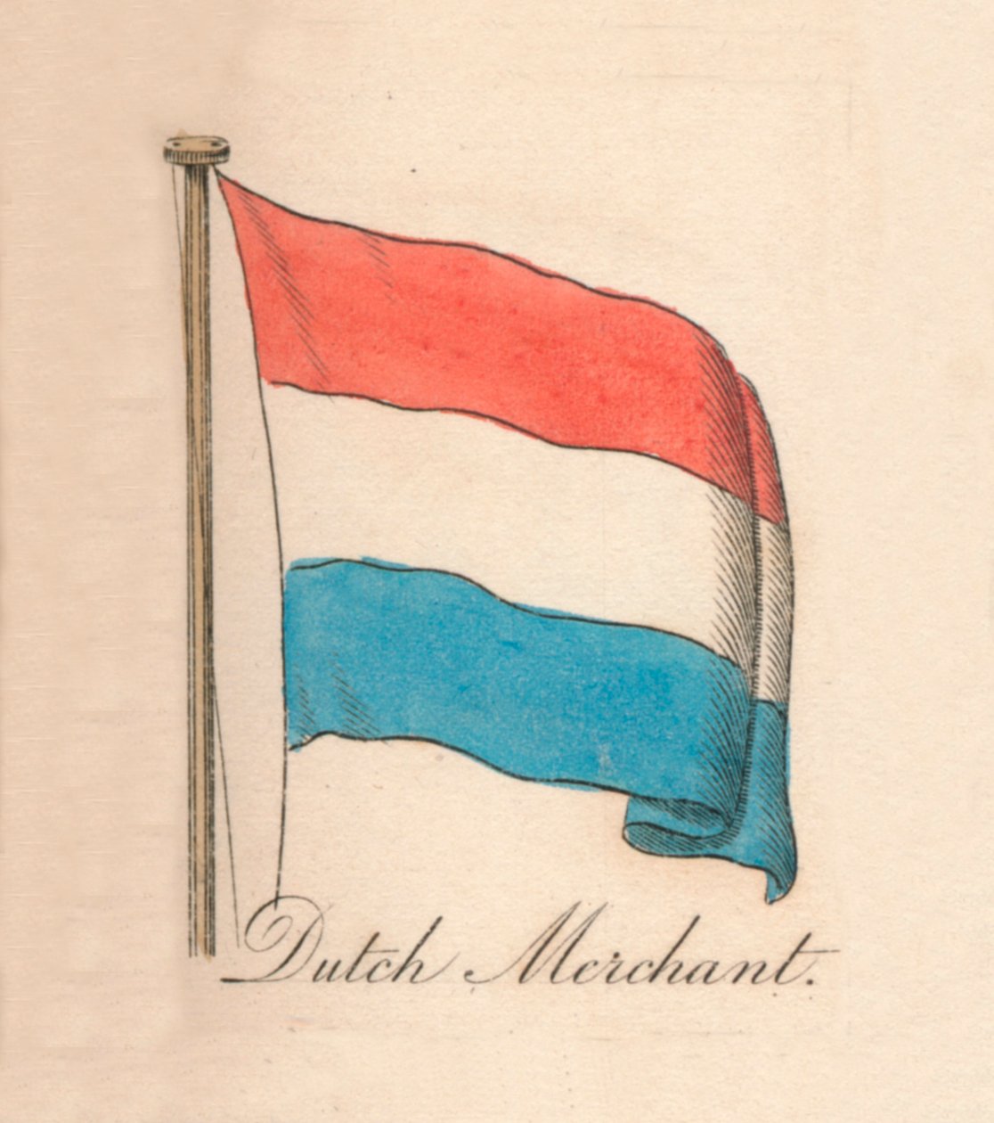 Holländsk köpman, 1838 av Unbekannt