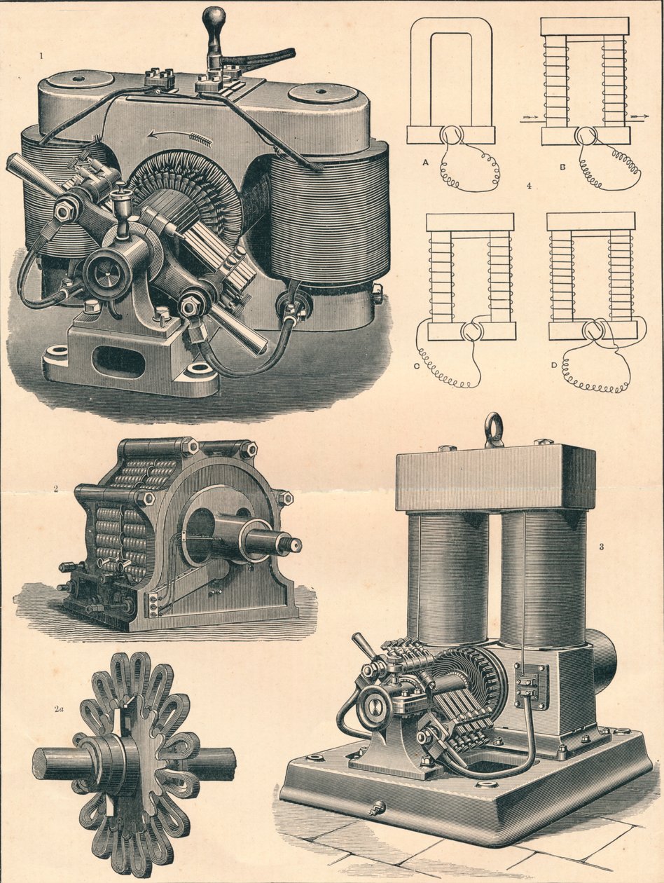 Dynamos, c1800-talet av Unbekannt