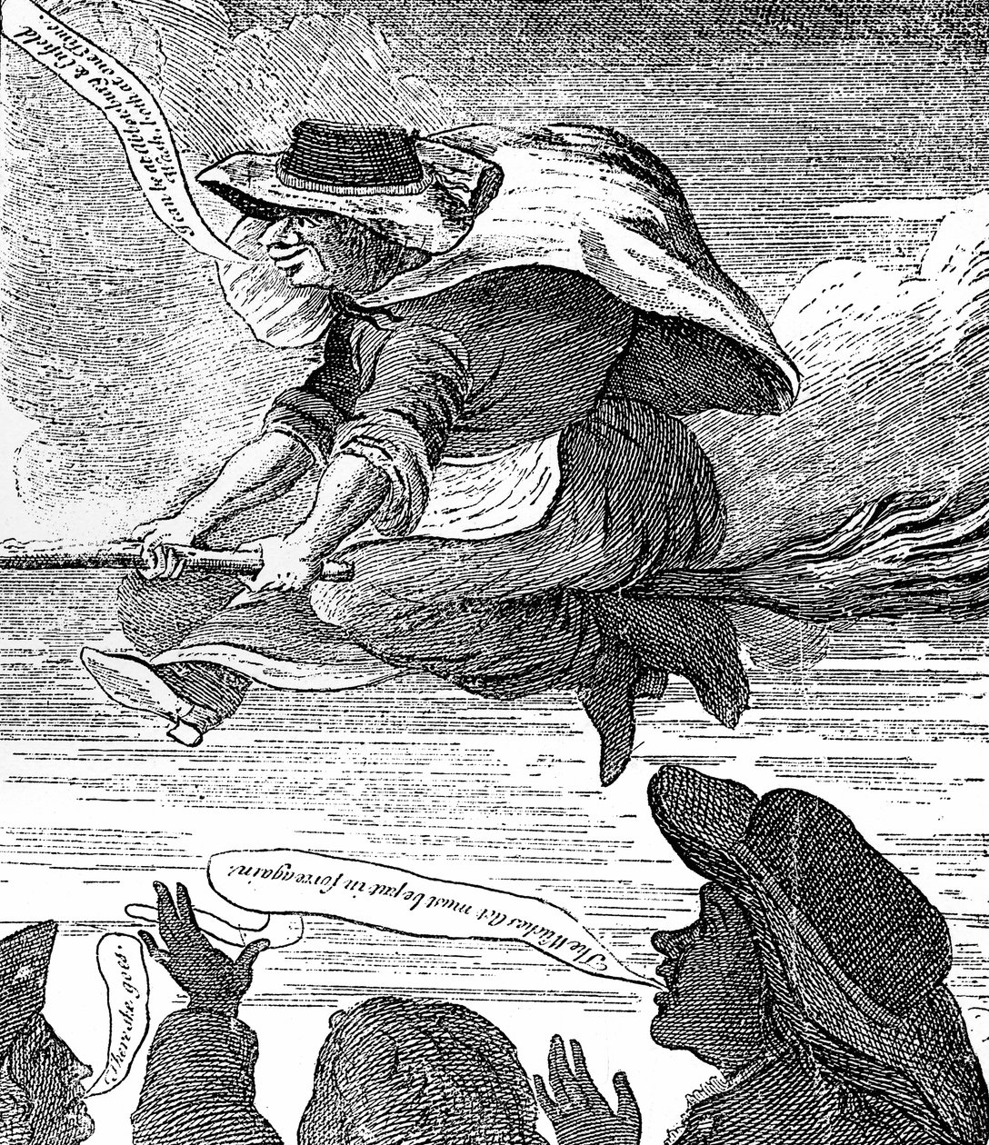 E Canning stadfäst eller Mr S-sy Gypsies Flight to Enfield Wash, c1753 av Unbekannt