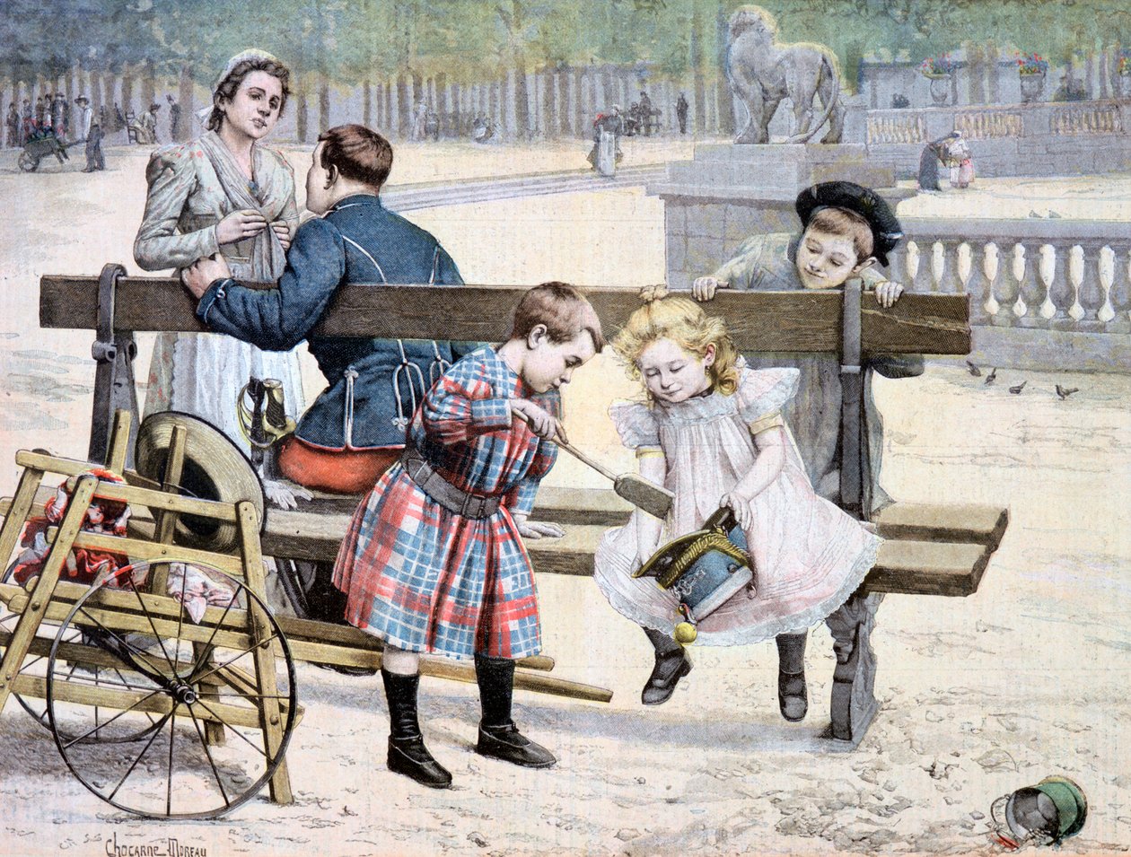 Varje tidsålder har sina nöjen, 1895 av Unbekannt