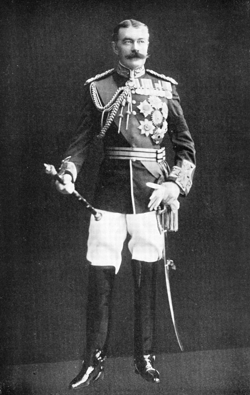 Earl Kitchener av Khartoum, irländskfödd brittisk soldat och statsman av Unbekannt