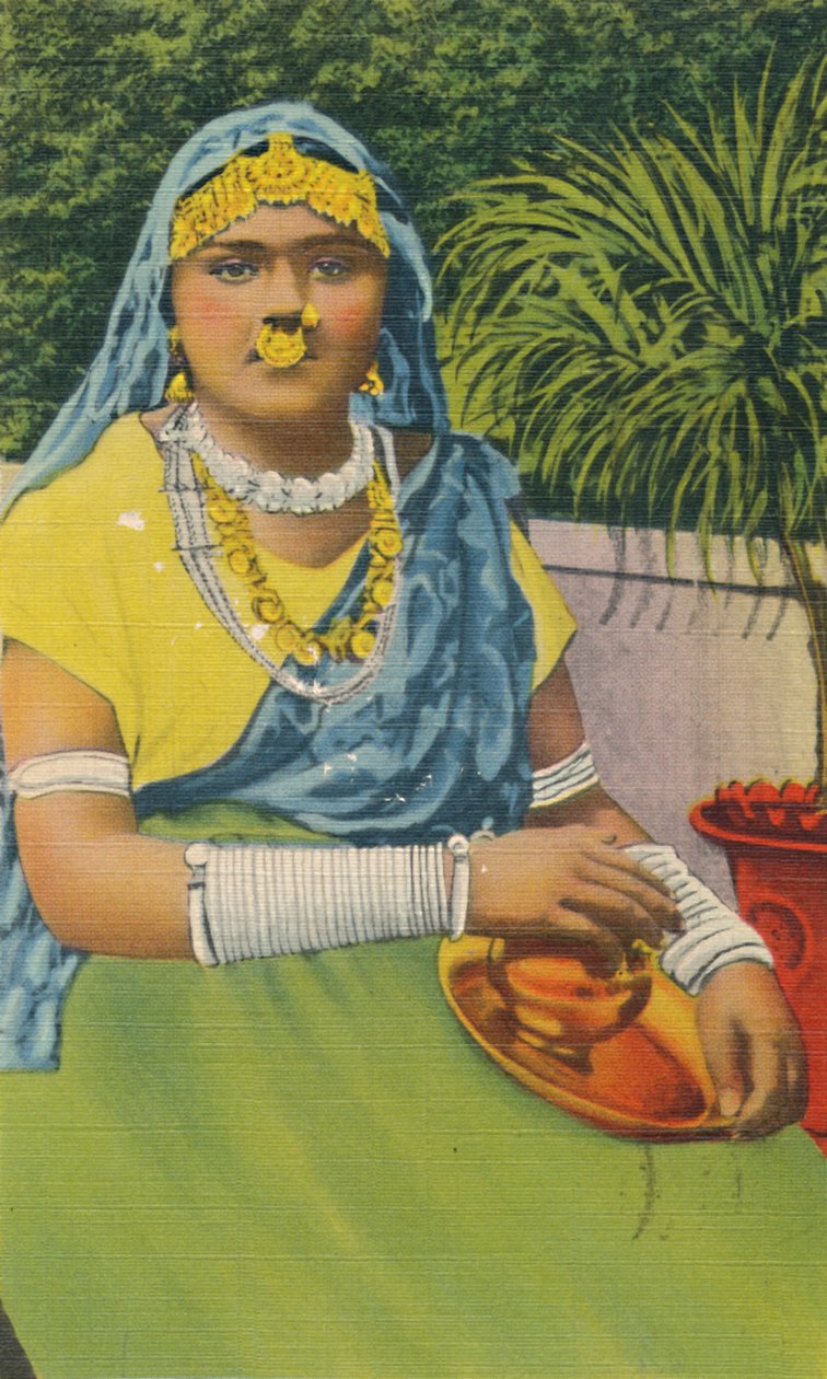 East Indian Girl, Trinidad, B.W.I., c1952. av Unbekannt