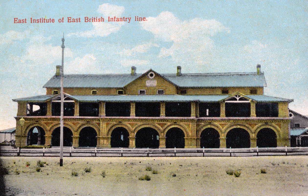 East Institute of East British Infantry line, Indien, tidigt 1900-tal av Unbekannt