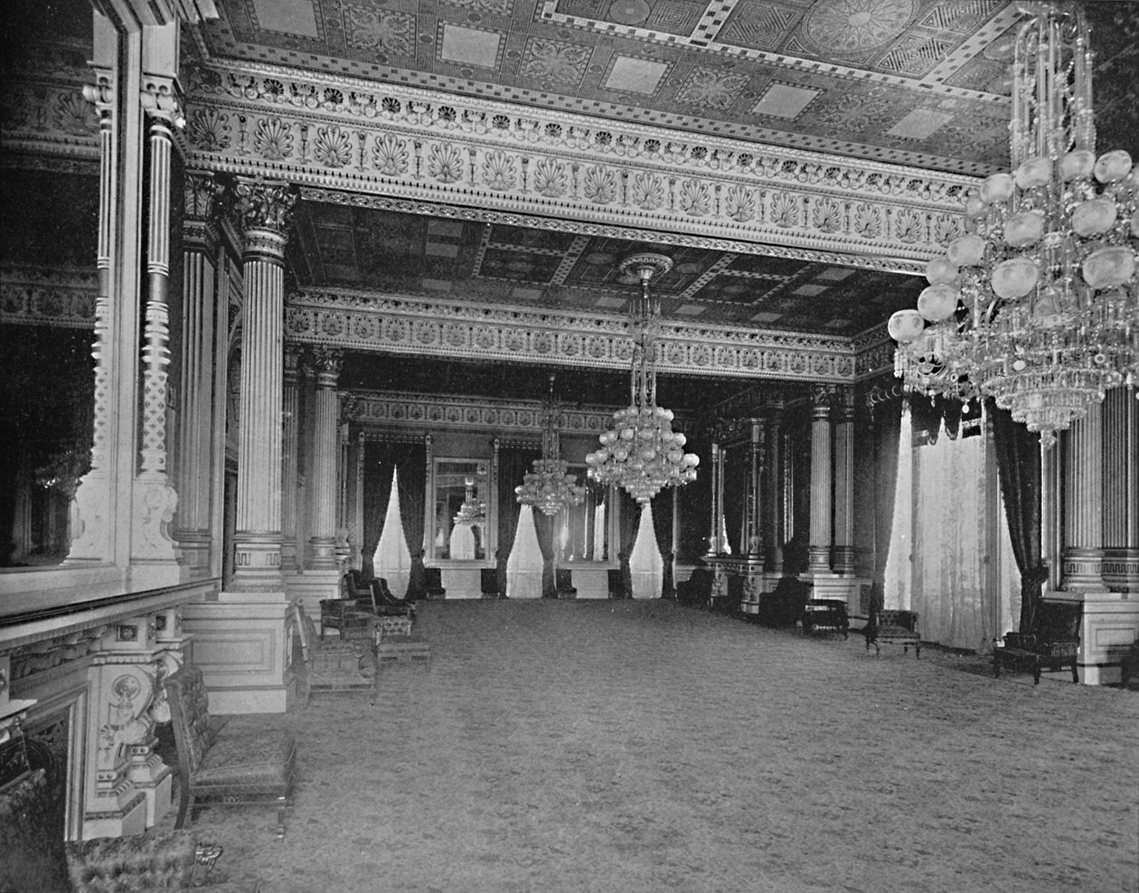 Östra rummet i Vita huset, Washington, D.C., c1897. av Unbekannt