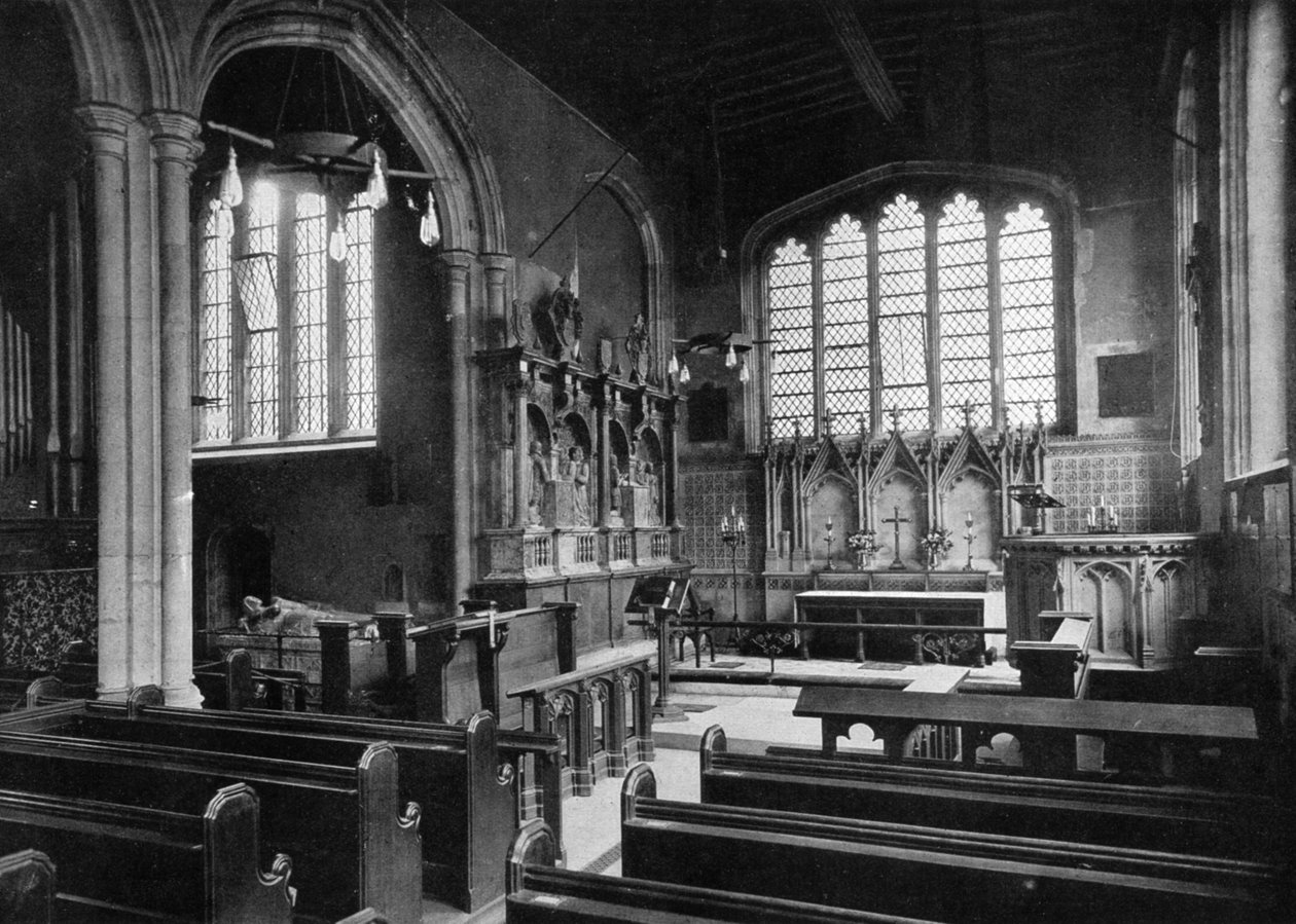 Östra änden av kapellet St Peter ad Vincula, Tower of London, 1900-talet av Unbekannt