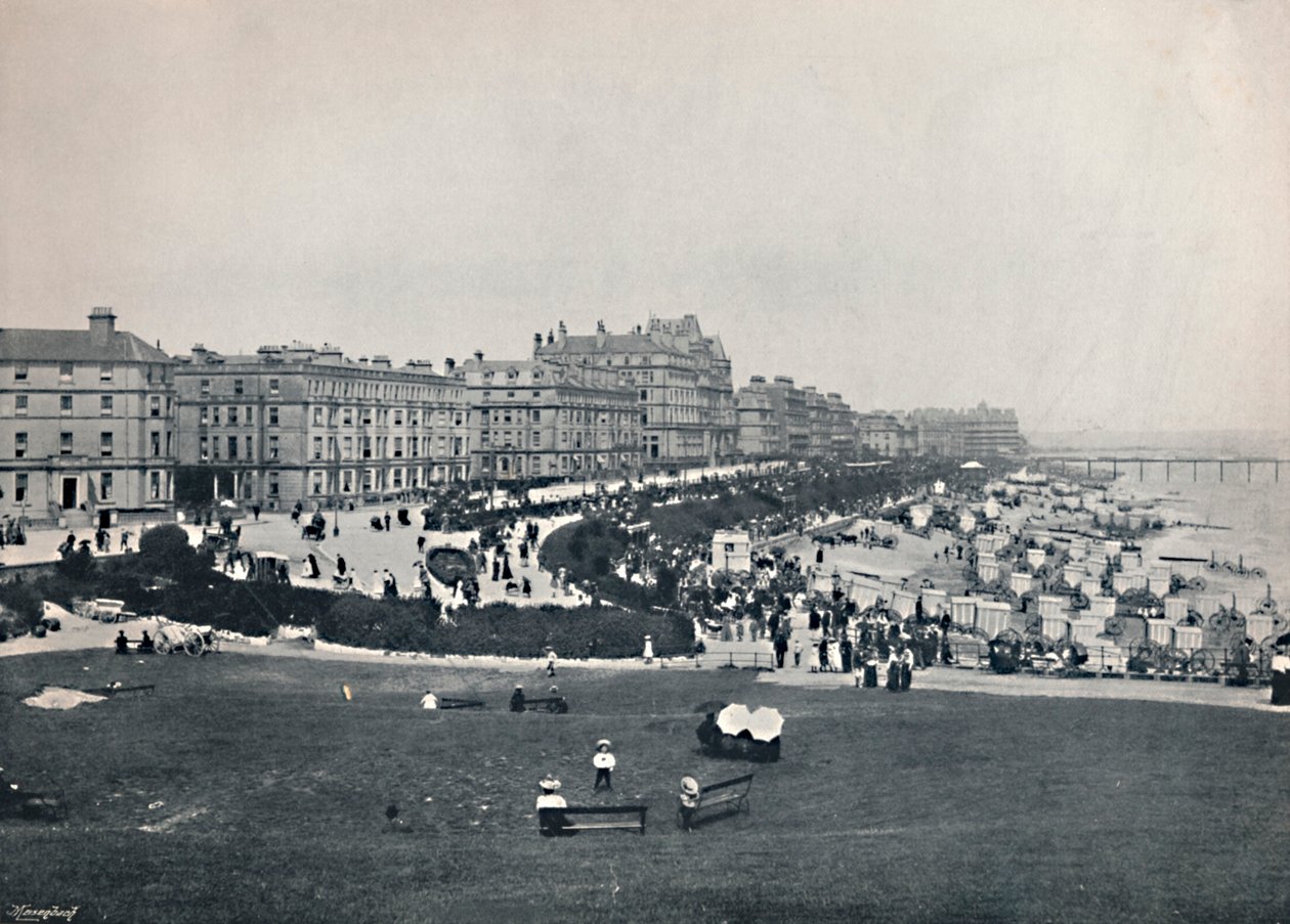 Eastbourne - Allmän utsikt från Wish Tower, 1895 av Unbekannt