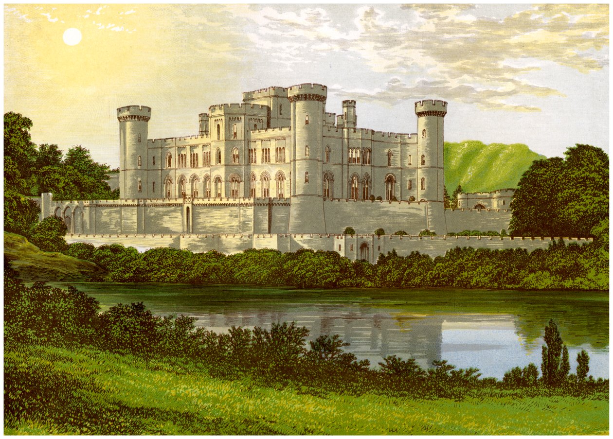 Eastnor Castle, Herefordshire, hem för Earl Somers, c1880 av Unbekannt