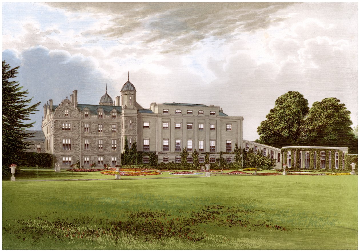 Eastwell Park, nära Ashford, Kent, hem för hertigen av Edinburgh, c1880 av Unbekannt