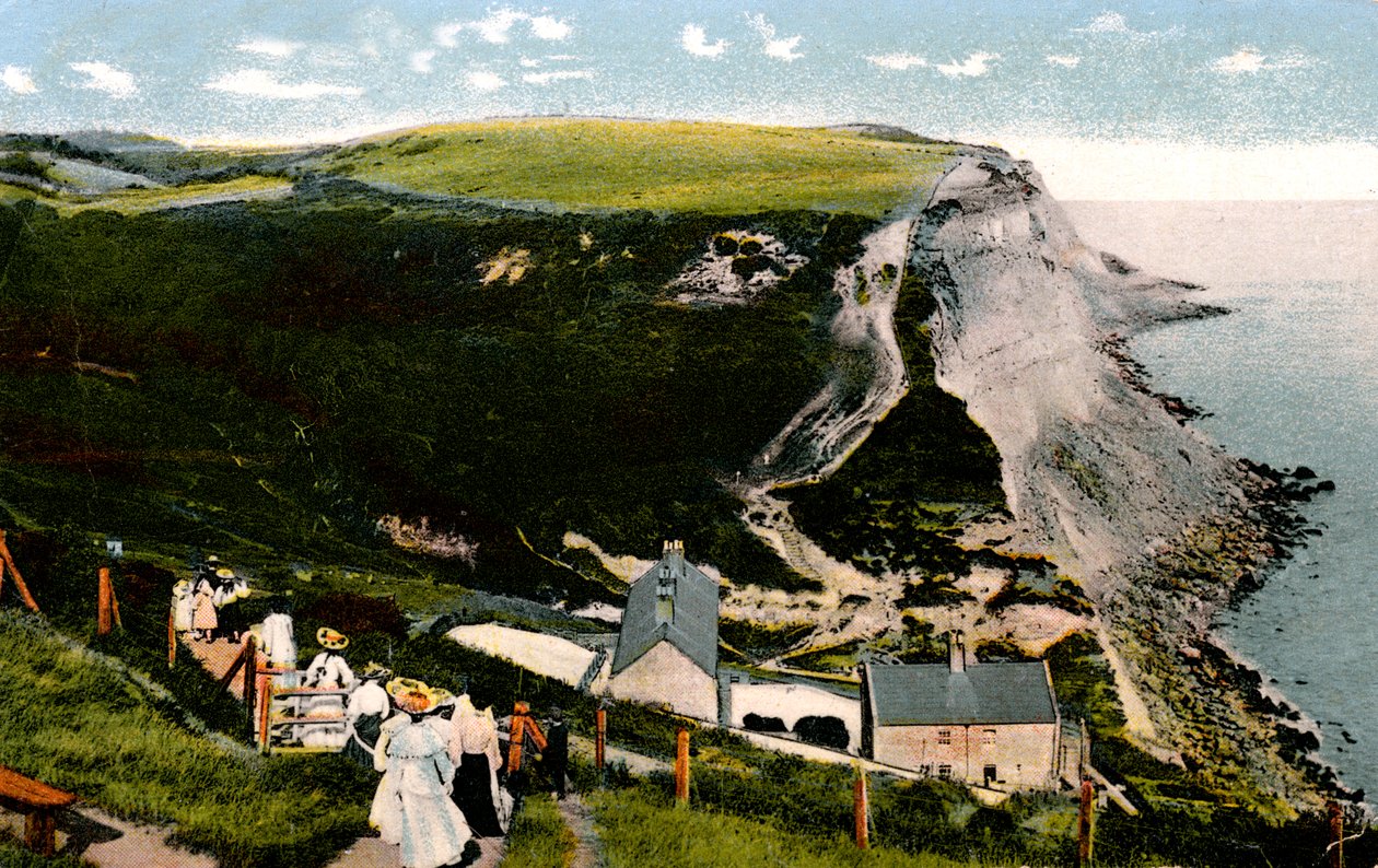 Ecclesbourne Cliff, Hastings, East Sussex, tidigt 1900-tal av Unbekannt