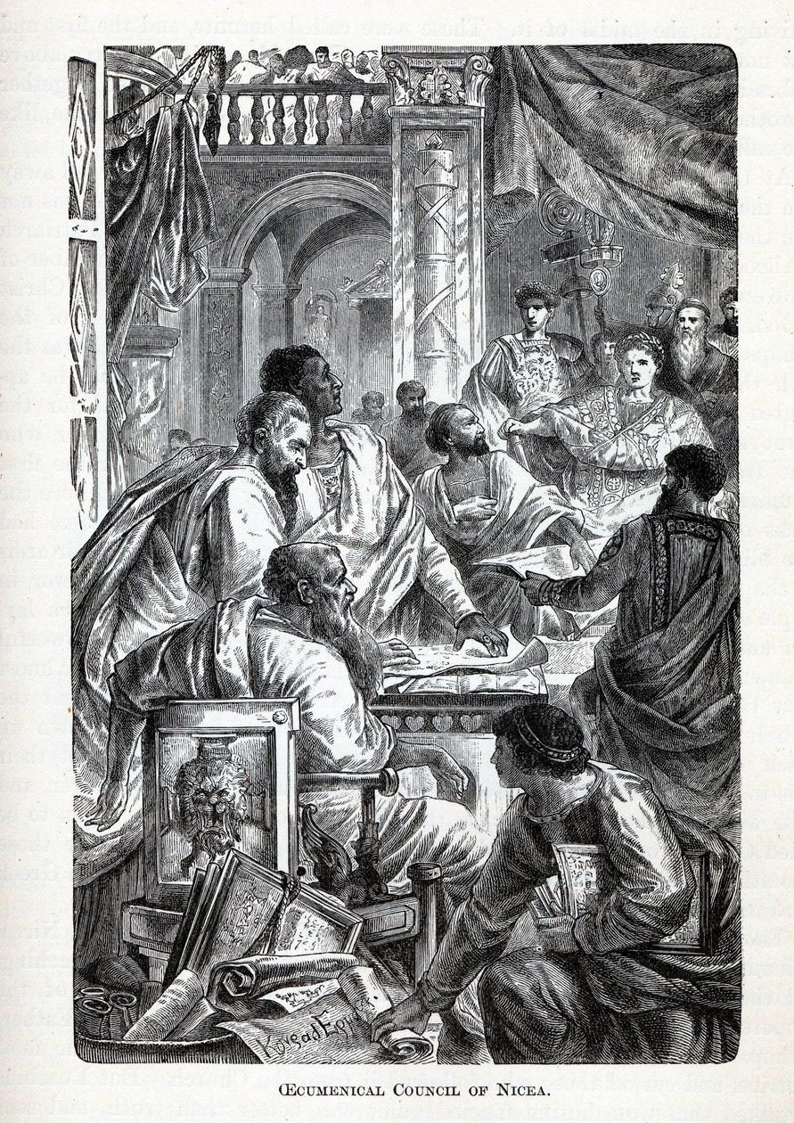 Ekumeniska rådet i Nicea, 1882 av Unbekannt
