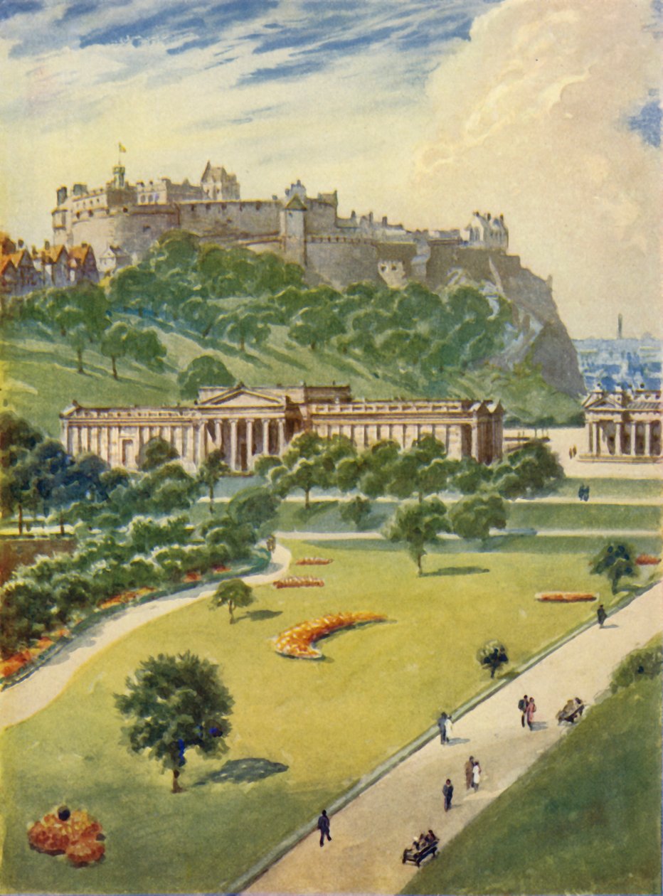 Edinburgh Castle, c1948. av Unbekannt