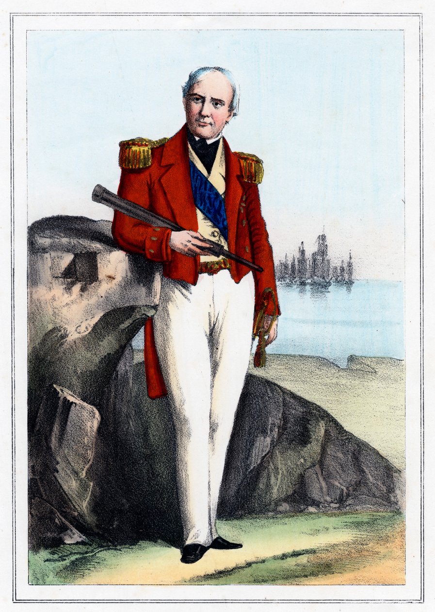 Edmund Lyons, 1:e baron Lyons, brittisk sjöbefälhavare, 1857 av Unbekannt