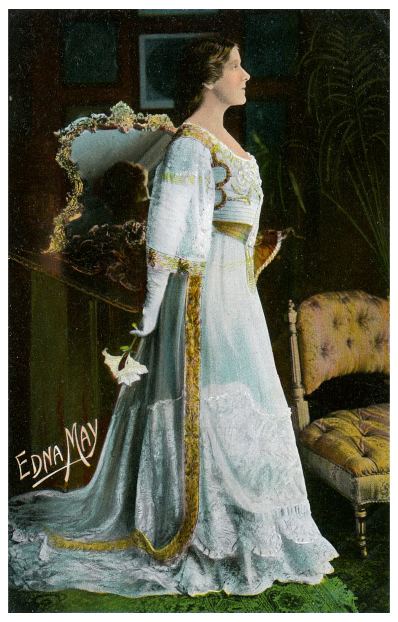 Edna May, amerikansk skådespelerska och sångerska, c1900-1919 av Unbekannt
