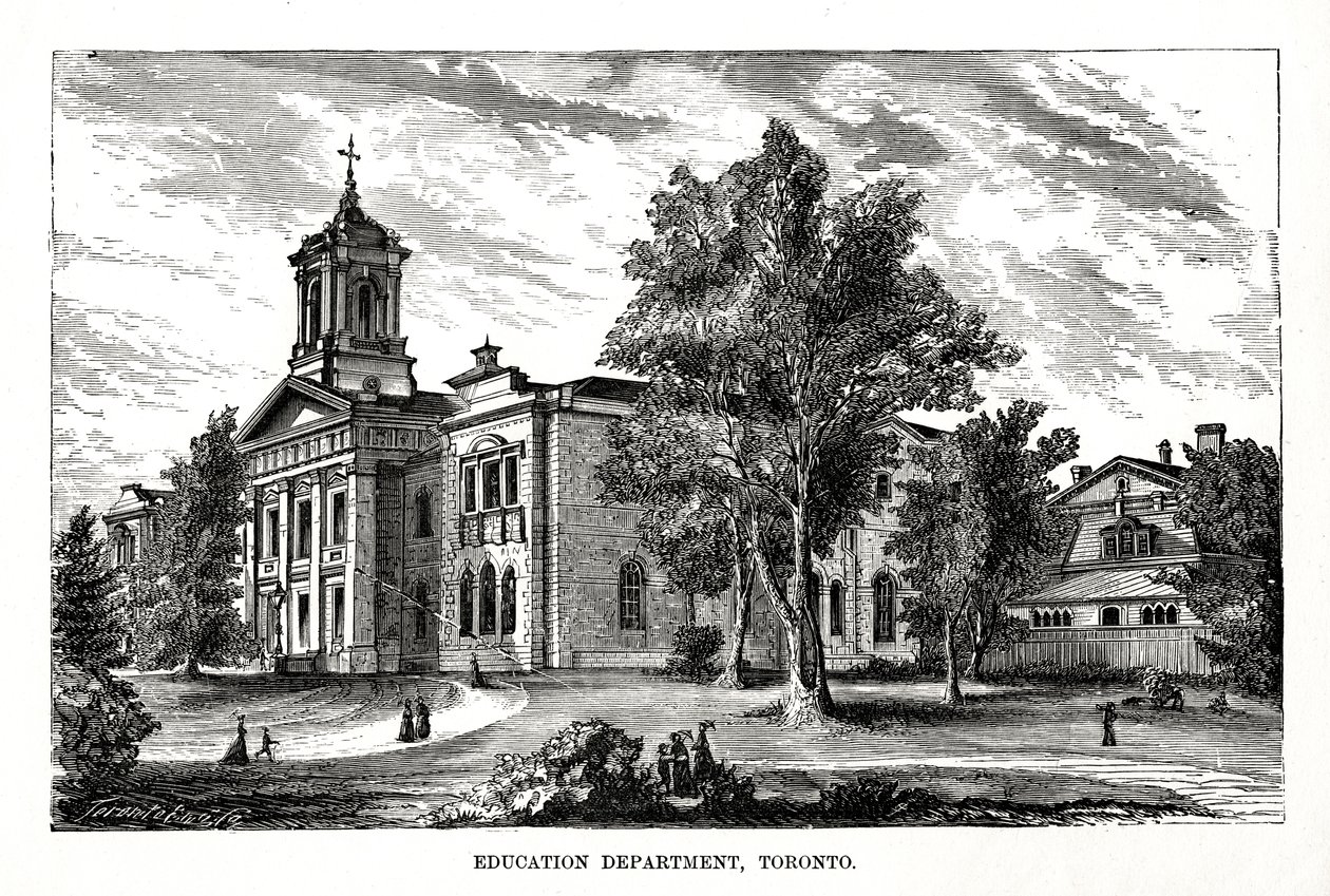 Education Department, Toronto, Ontario, Kanada, 1800-talet av Unbekannt