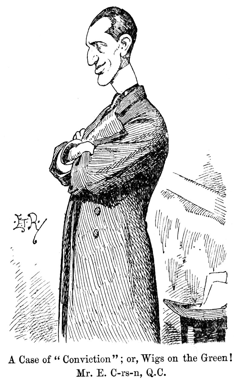Edward Carson, irländsk född brittisk politiker och jurist, 1898 av Unbekannt