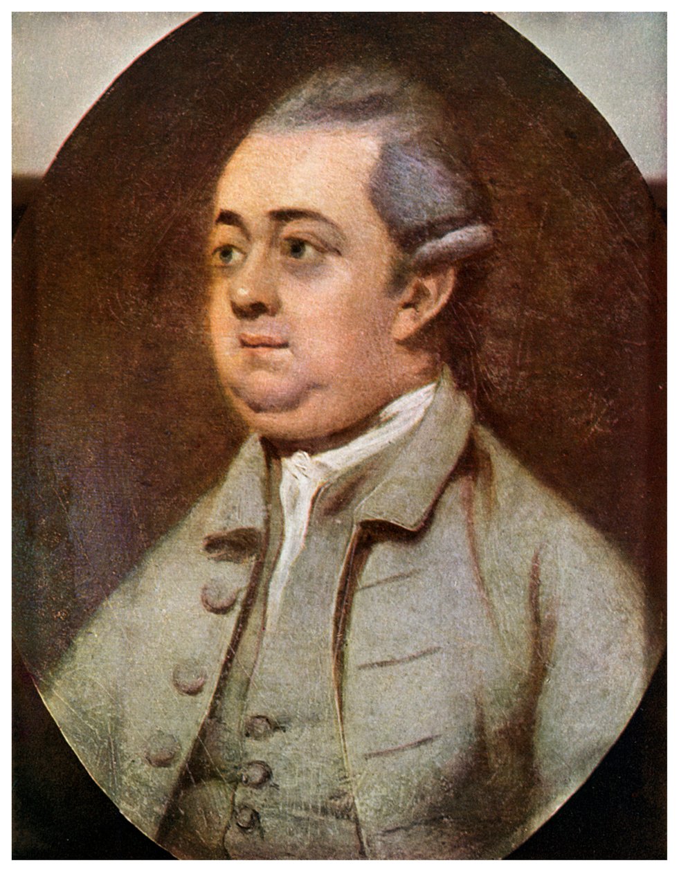 Edward Gibbon, brittisk historiker, 1773 1956 av Unbekannt