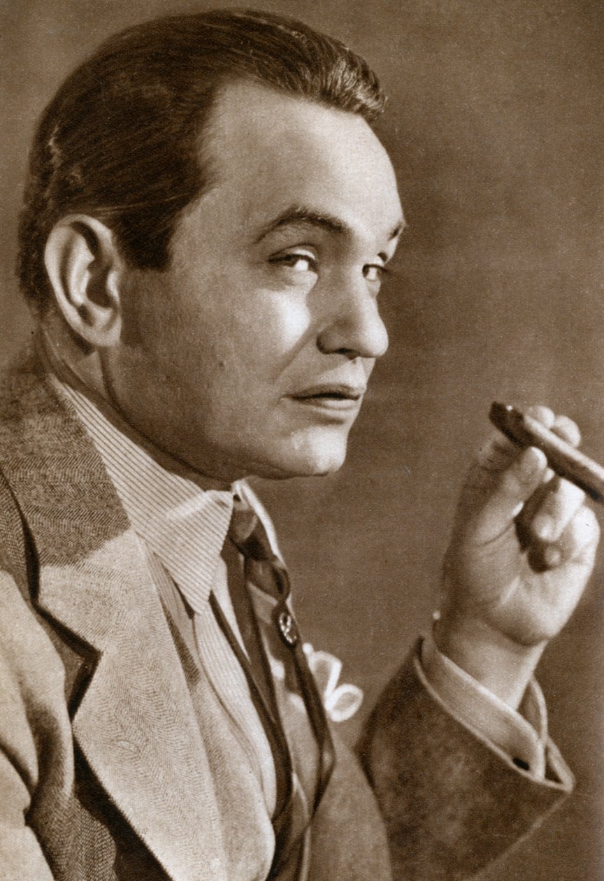 Edward Goldenberg Robinson, amerikansk scen- och filmskådespelare, av rumänskt ursprung, 1933 av Unbekannt