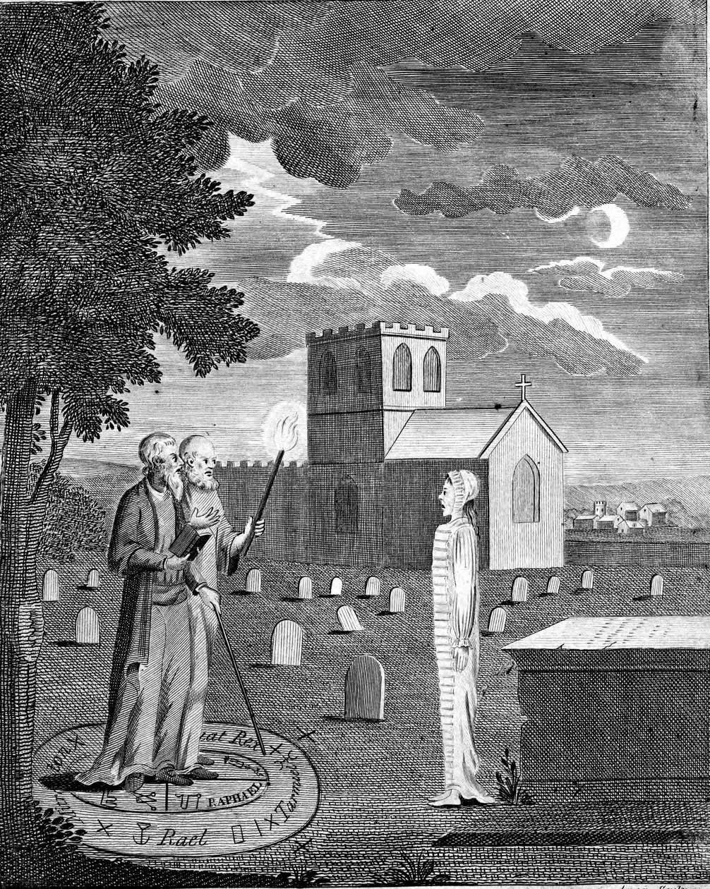 Edward Kelley, engelsk astrolog och alkemist, c1790 av Unbekannt