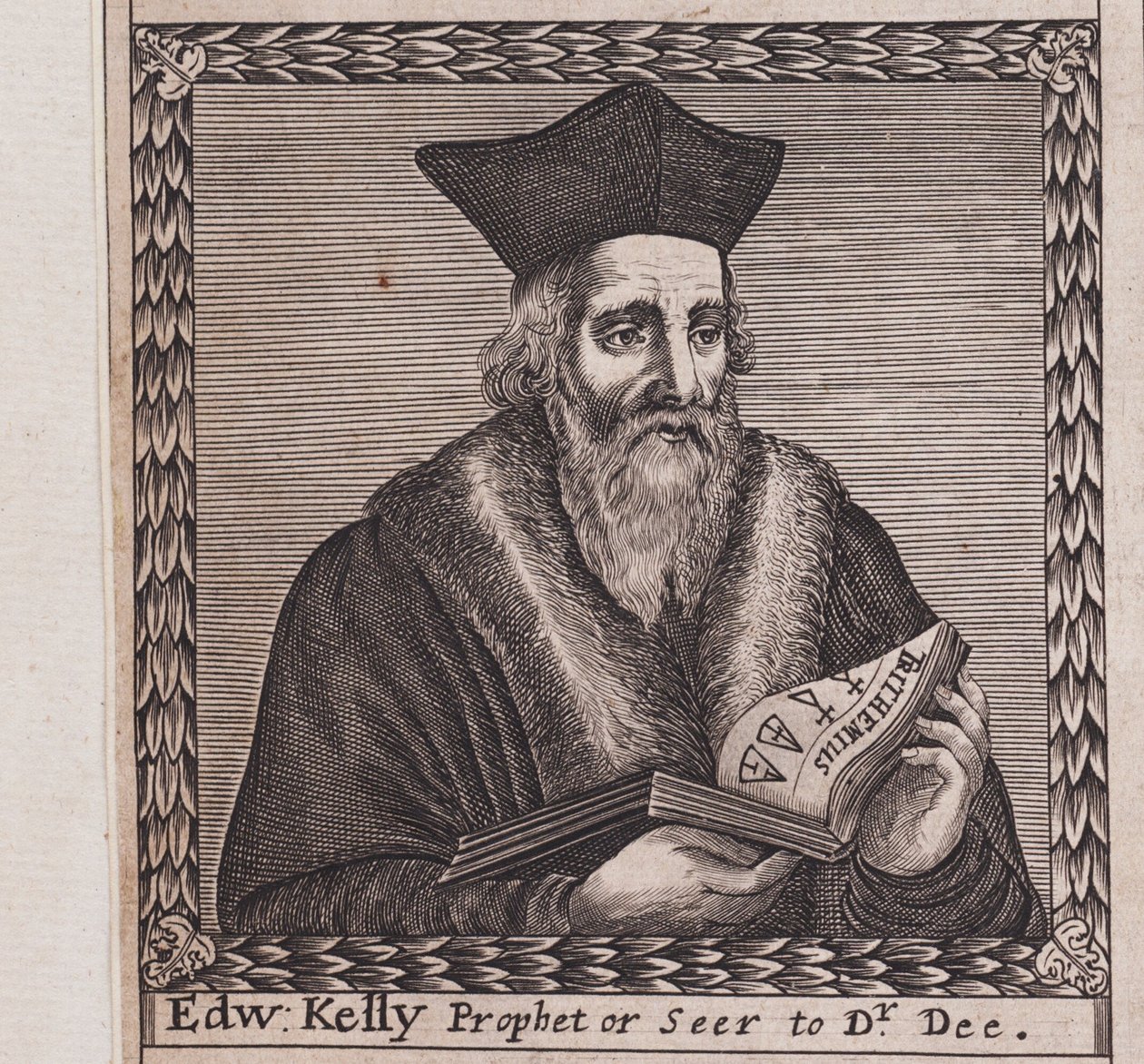 Edward Kelley Från: The order of the Inspirati, 1659 av Unbekannt