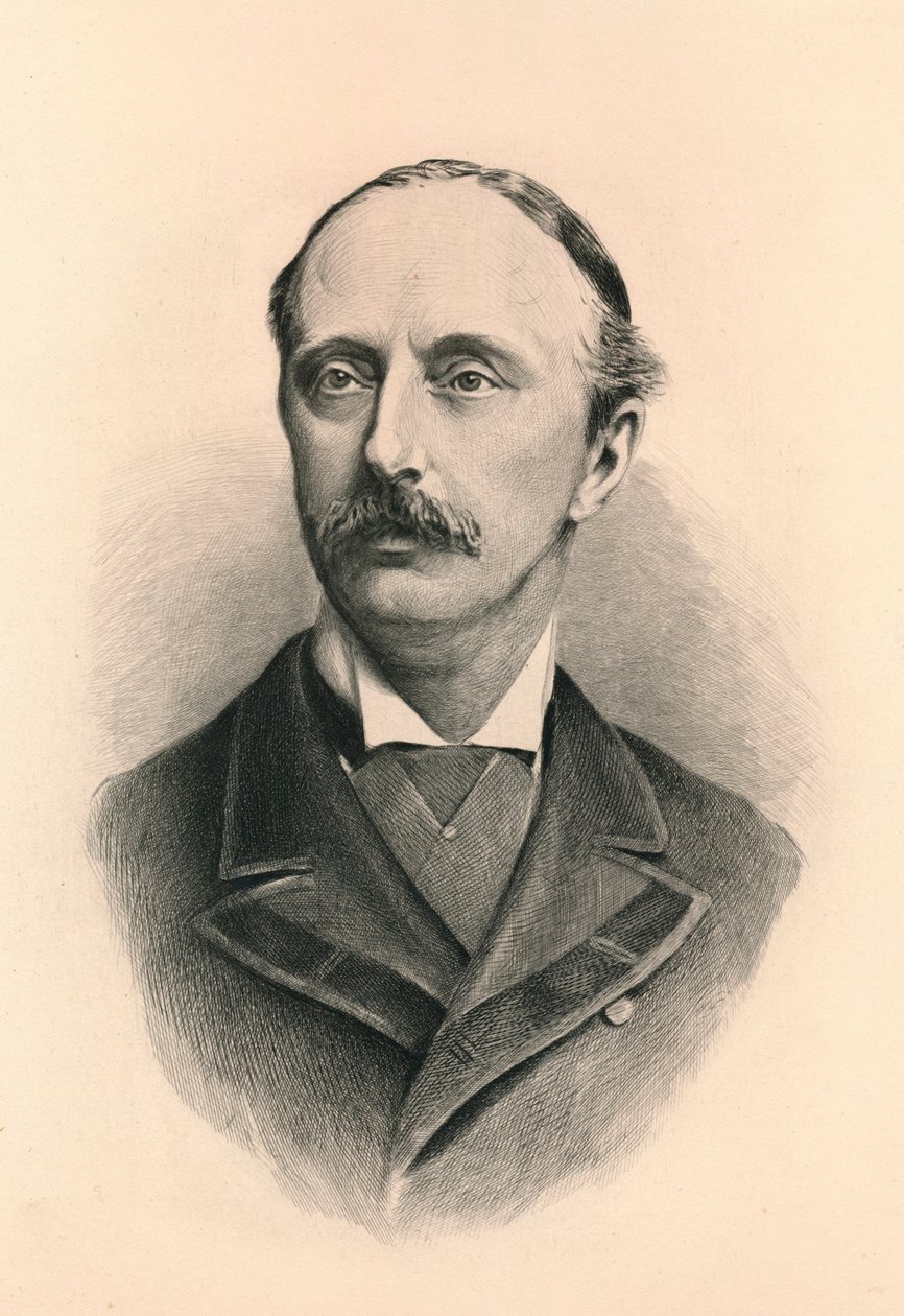 Edward Stanhope, 1840-1893, brittisk konservativ partipolitiker, 1896 av Unbekannt