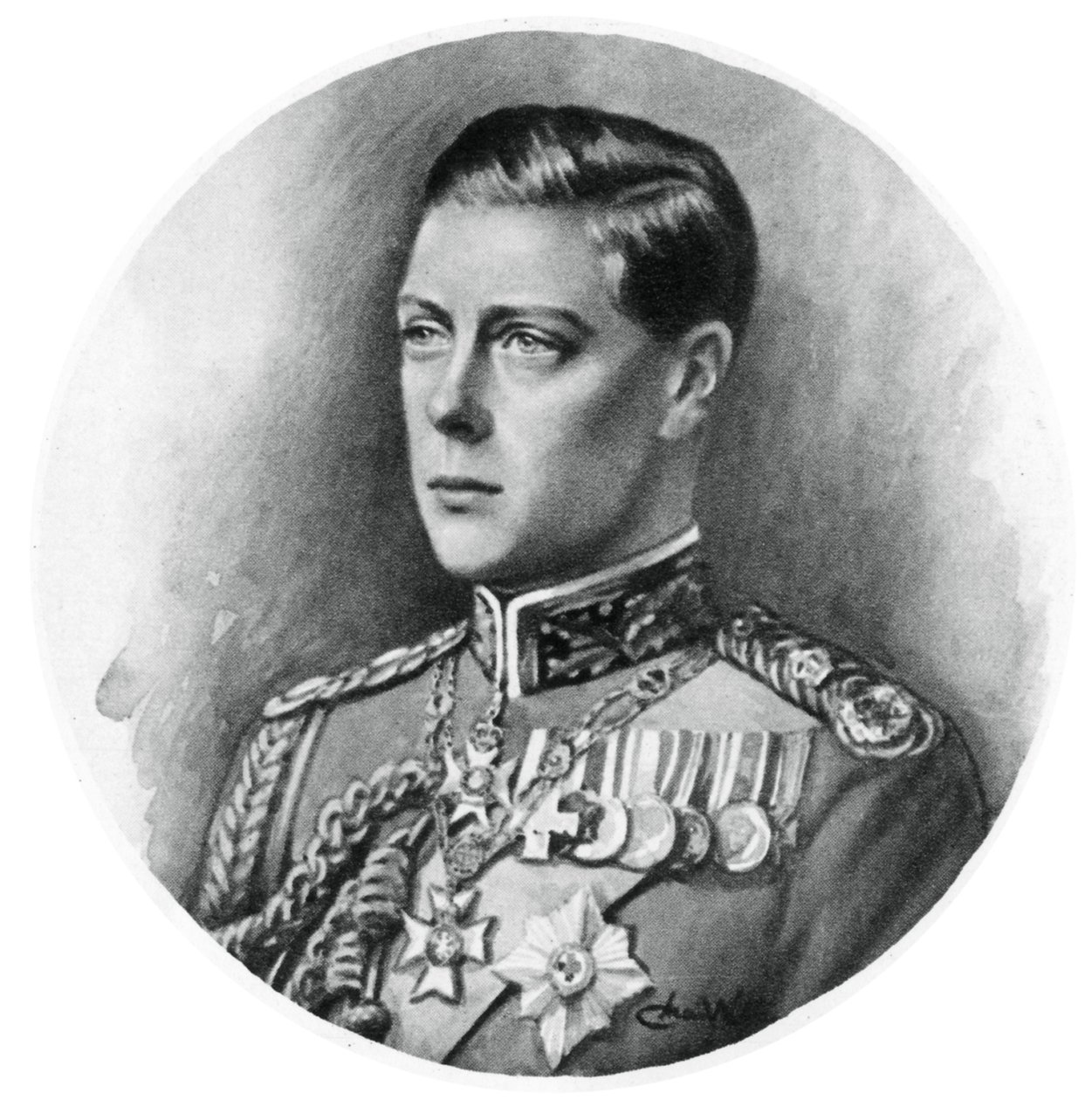 Edward VIII vid tidpunkten för sin abdikation, 11 december 1936, 1937 av Unbekannt