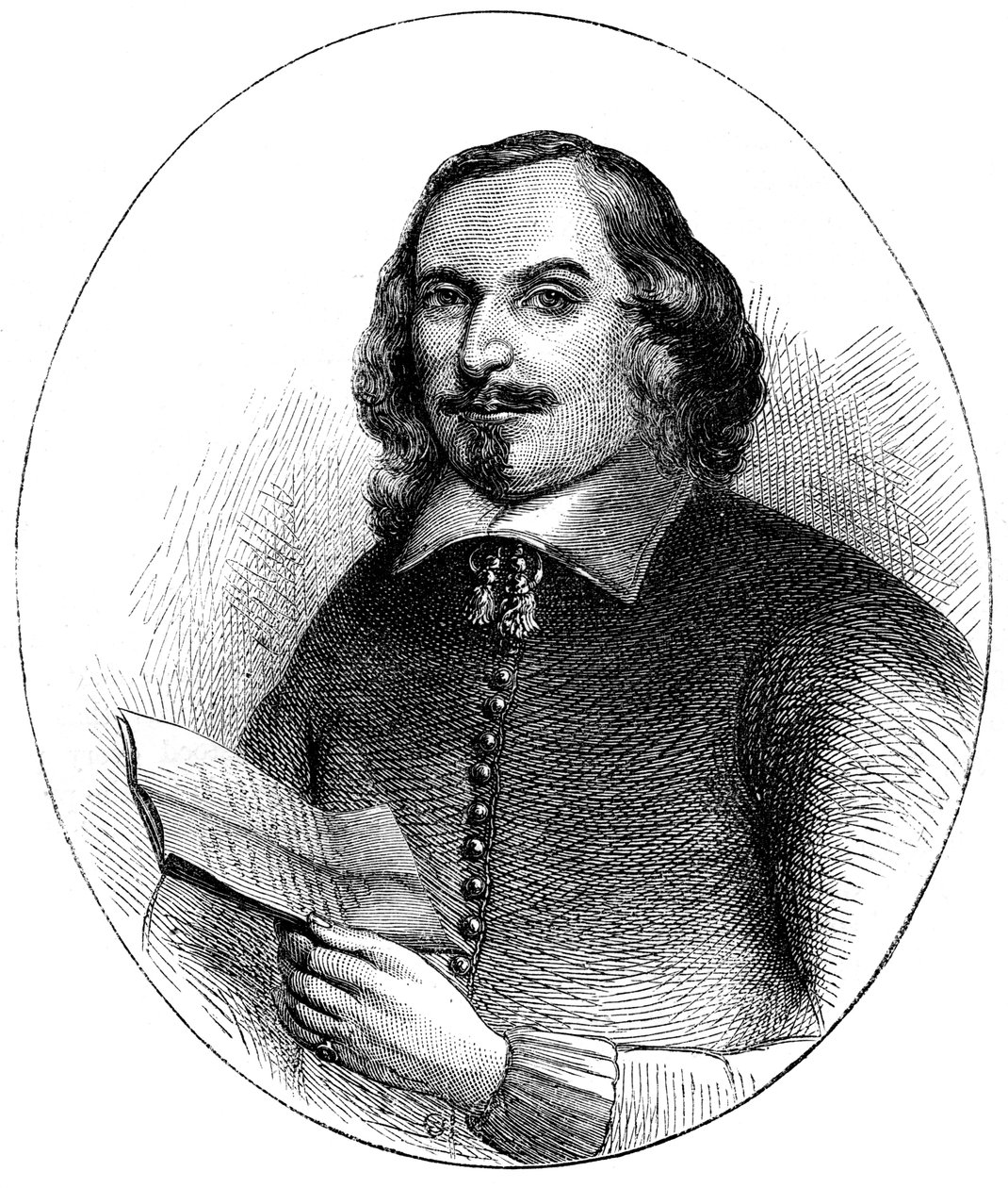 Edward Winslow, engelsk puritansk amerikansk kolonist, 1600-talet c1880 av Unbekannt