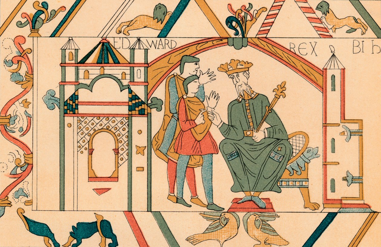 Edwards instruktioner till Harold, 1800-talet. av Unbekannt
