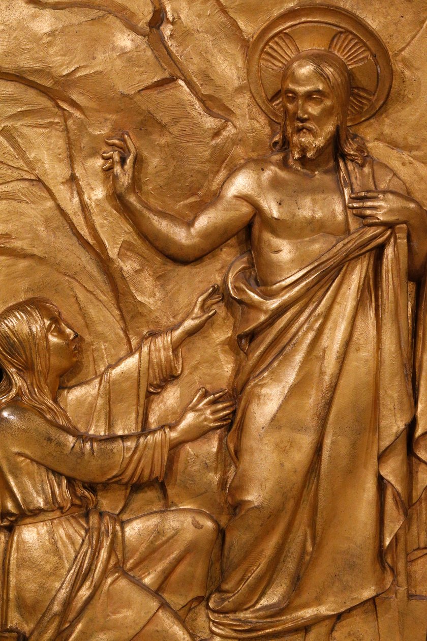 Eglise de la Madeleine - Tabernakeldetalj - Jesus Kristus och Marie Madeleine - Paris, Paris av Unbekannt