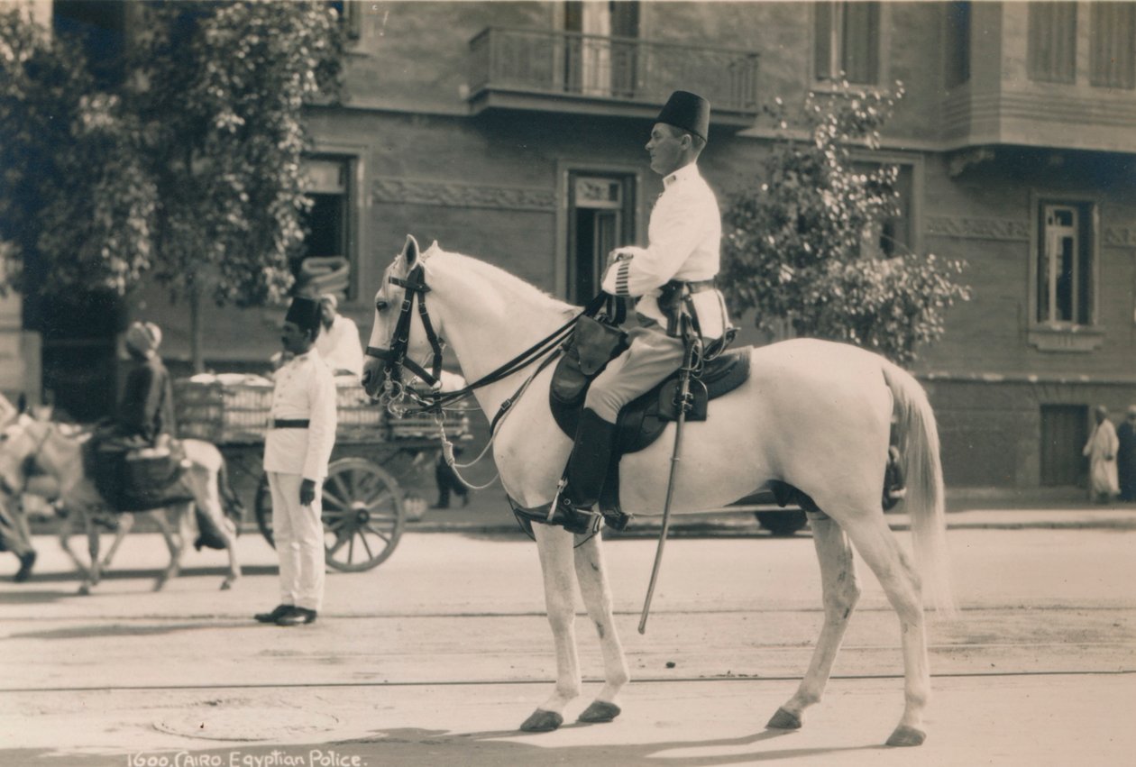 Egyptisk polis, Kairo, Egypten, 1936 av Unbekannt