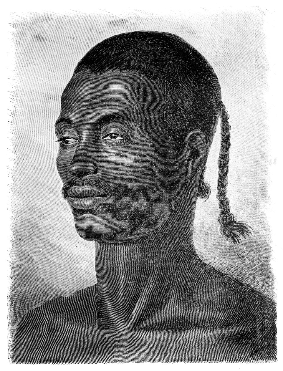 Egyptiskt porträtt, 1881 av Unbekannt