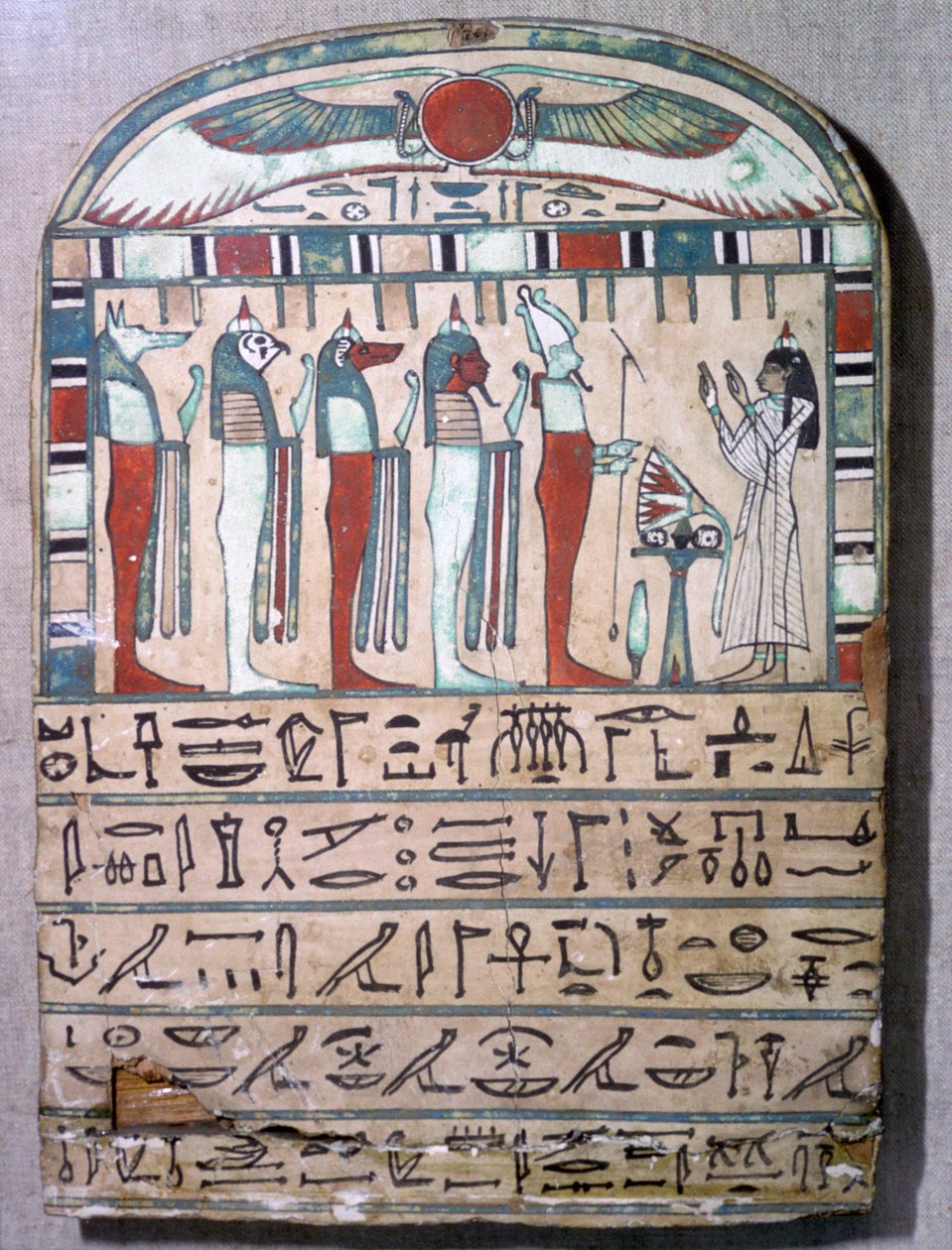 Egyptisk begravningsplatta av Meresimen av Unbekannt