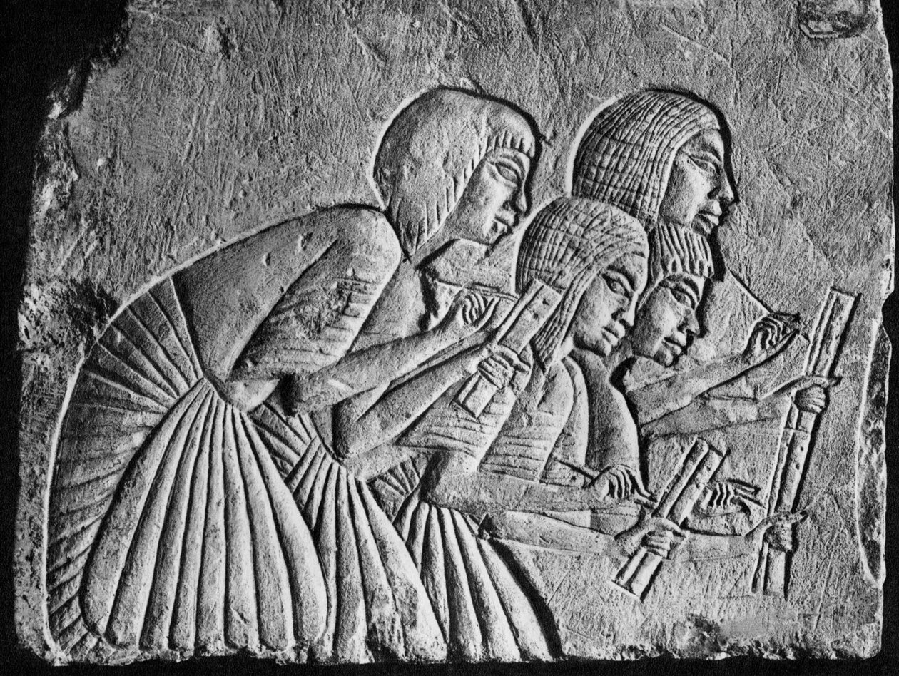 Egyptiska skriftlärda, c1350 f.Kr. 1936 av Unbekannt