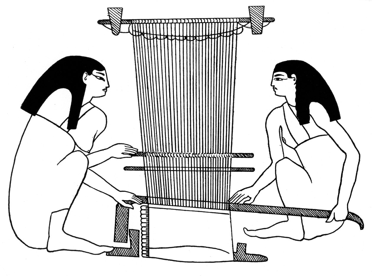Egyptiska vävare, c3000 f.Kr. 1930 av Unbekannt
