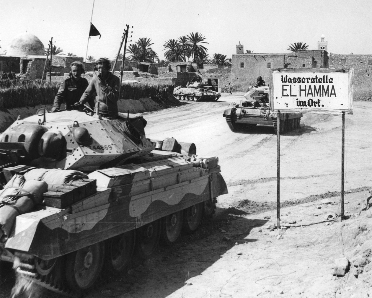 El Hamma, Nordafrika, andra världskriget, april 1943 av Unbekannt