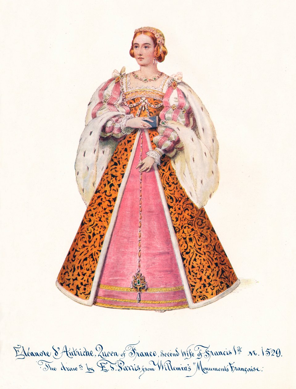 Eleanor av Österrike, drottning av Frankrike, andra fru till Franciskus 1:a, 1911. av Unbekannt