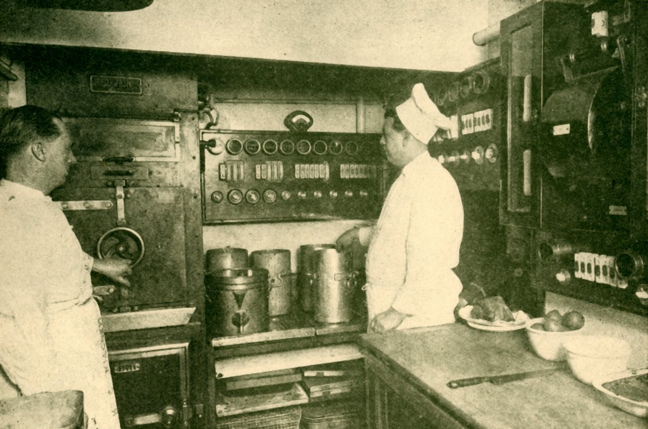 Elektriskt utrustat tågkök, London and North Eastern Railway, 1930. av Unbekannt