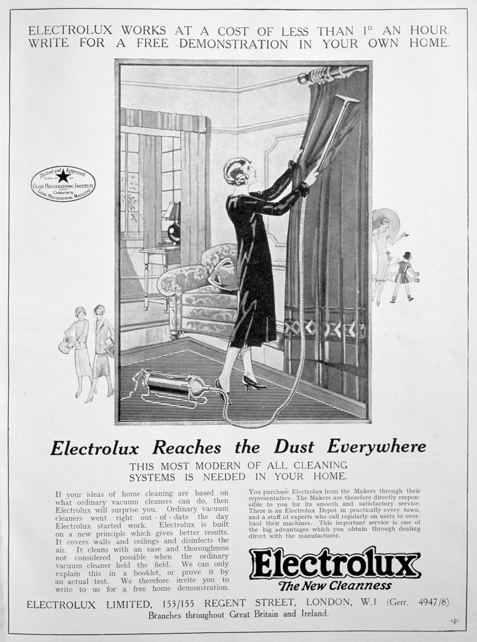 Electrolux dammsugarannons, 1924 av Unbekannt