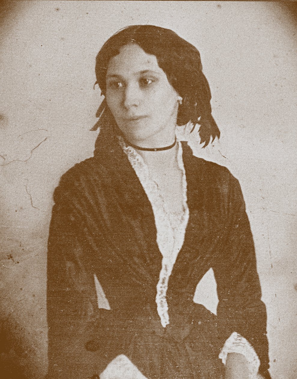 Elena Aleksandrovna Denisyeva 1826-1864, CA 1860 av Unbekannt