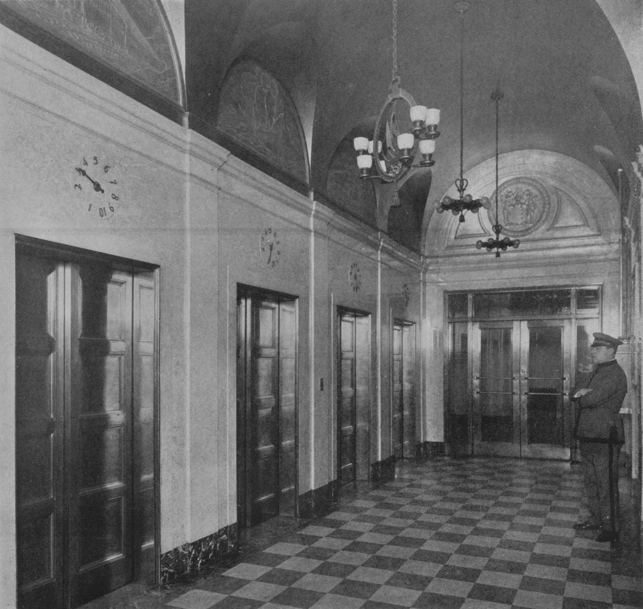Hisslobby, Chamber of Commerce Building, Newark, New Jersey, 1924 av Unbekannt