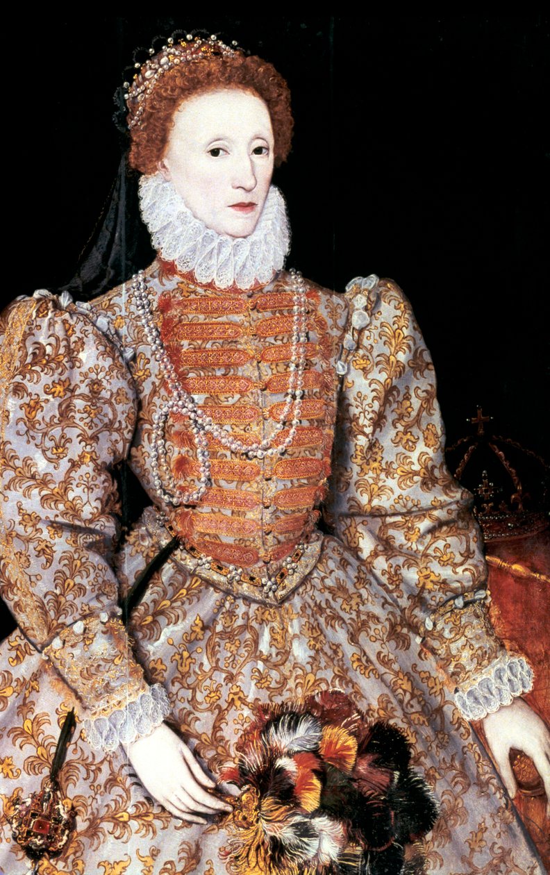 Elizabeth I, drottning av England och Irland, c1588 av Unbekannt