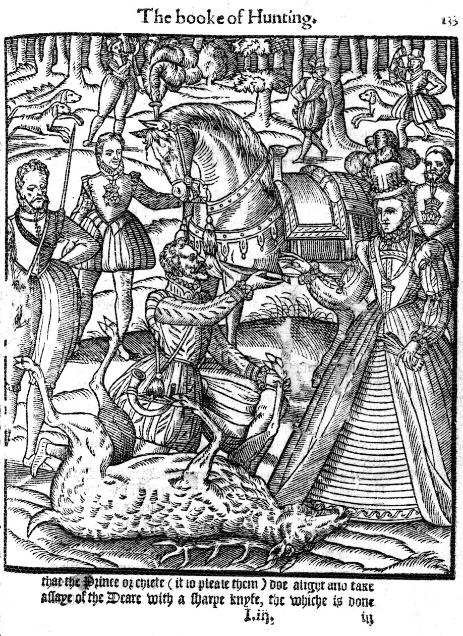 Elizabeth I utförde ceremonin för analys av sviten, 1576 av Unbekannt