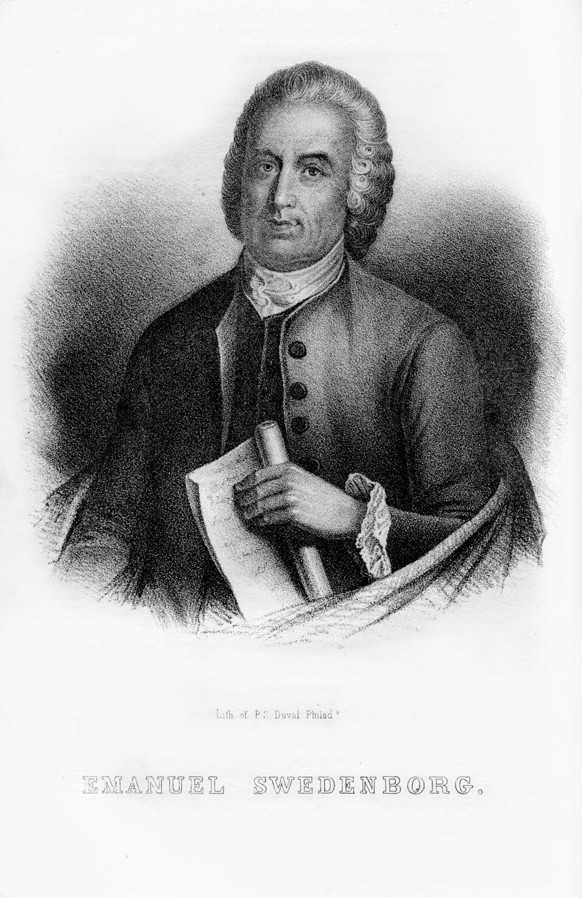 Emanuel Swedenborg, svensk vetenskapsman, filosof och mystiker, 1854 av Unbekannt