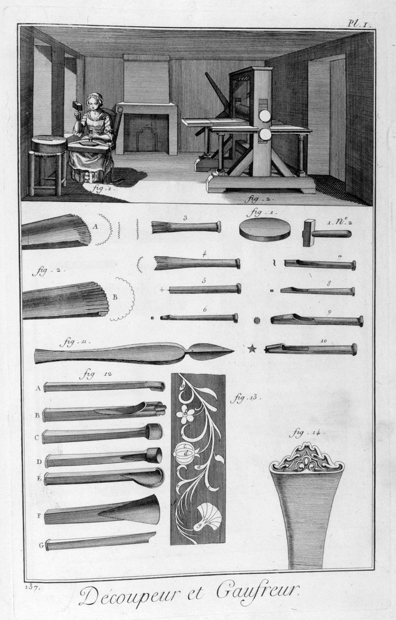 Präglad tygmakare, 1751-1777 av Unbekannt