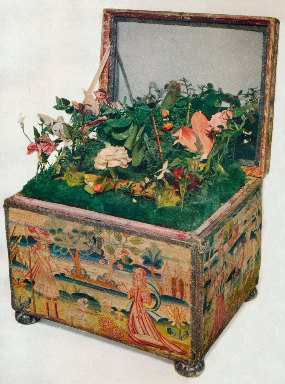 Broderad kista, 1600-talet, 1929 av Unbekannt