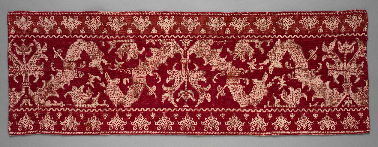 Broderi, 1800-tal. av Unbekannt