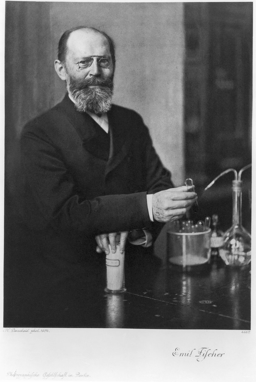 Emil Fischer, tysk organisk kemist, 1904 av Unbekannt