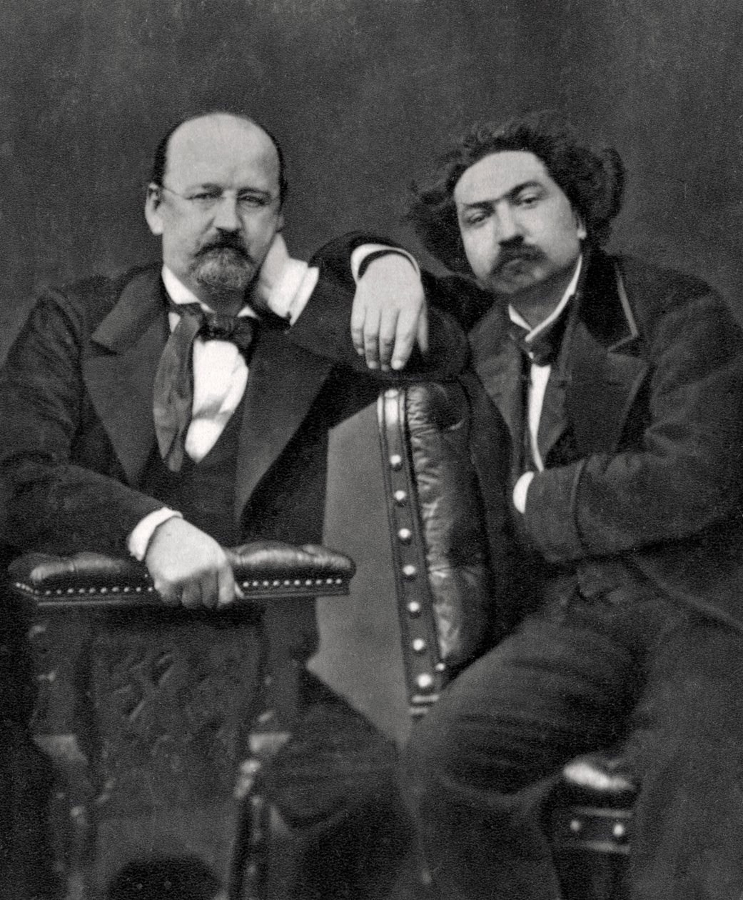 Emile Erckmann och Alexandre Chatrian, franska författare, 1887 av Unbekannt