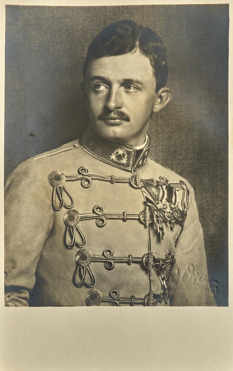 Kejsar Karl I av Österrike 1887-1922, kung av Ungern, ca. 1917. av Unbekannt