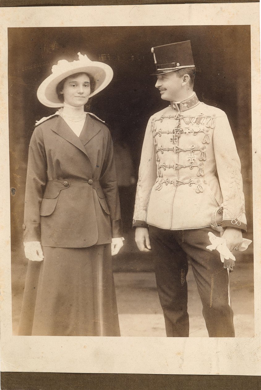 Kejsar Karl I av Österrike 1887-1922, med kejsarinnan Zita. av Unbekannt
